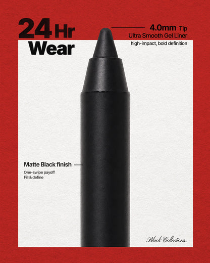 24HR Bold Gel Liner (001, Black)