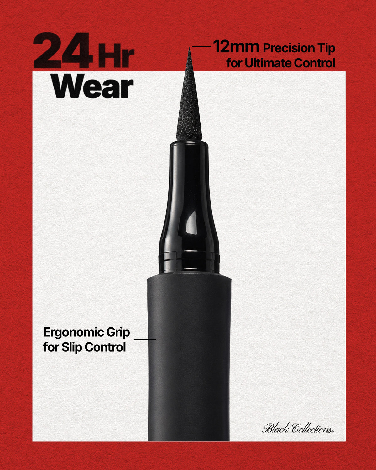 24HR Pro Tip Ink Liner (001, Black)